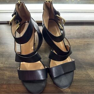 Chic Black Strappy Sandals